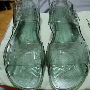 Off-White jelly sandals